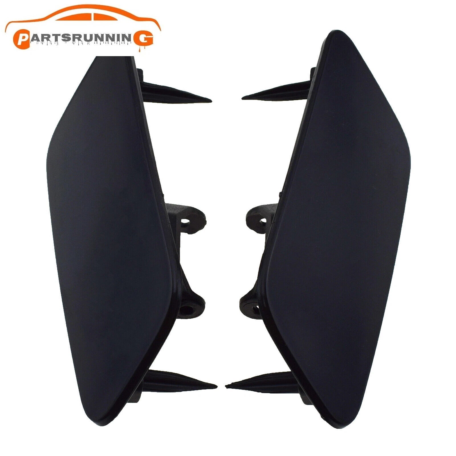 2PCS Front Bumper Headlight Washer Spray Cover Cap For 2012-16 Audi A3 8V3955275 6B93BC-57