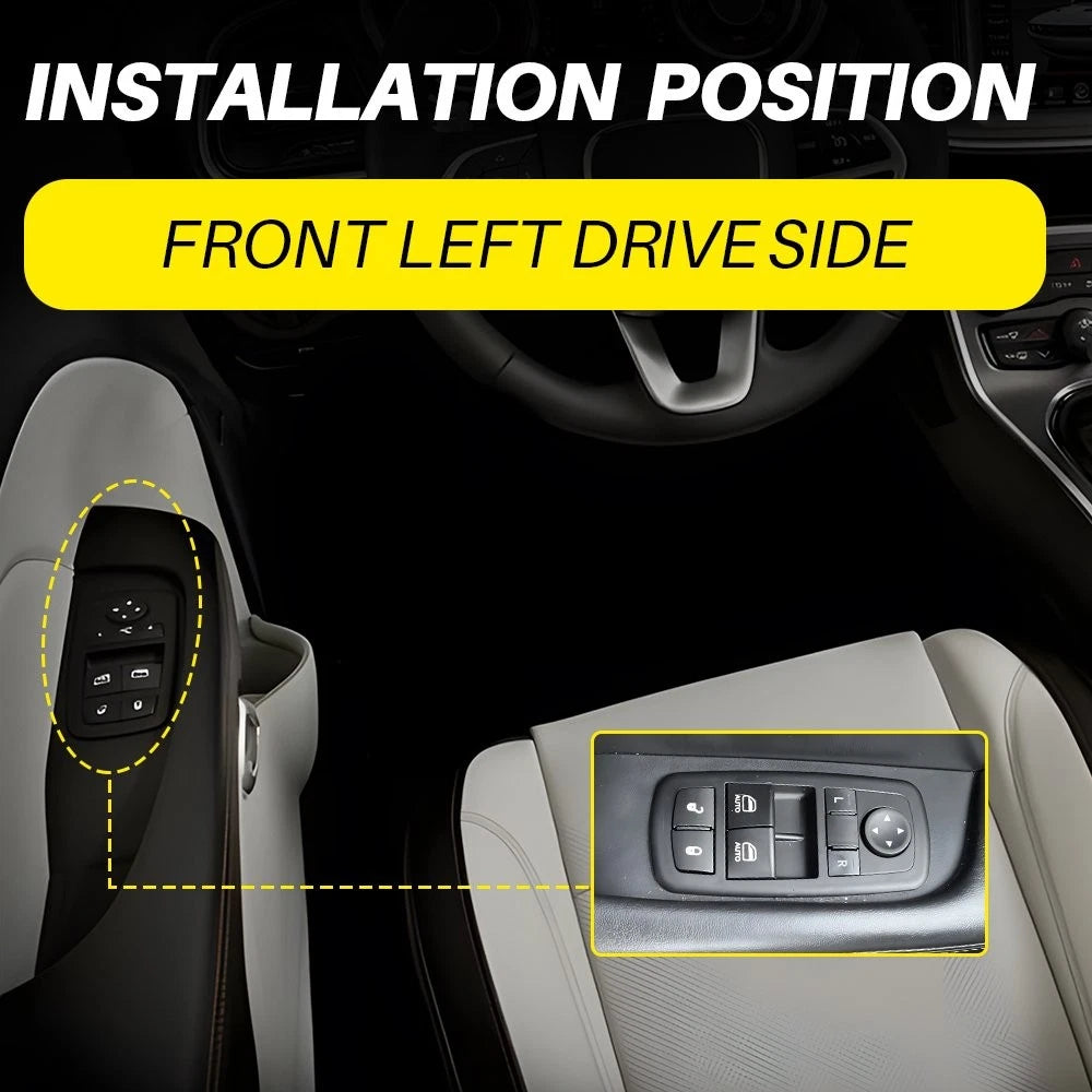 Master Power Window Switch For 15-22 Dodge Challenger R/T SRT SXT T/A GT 2Door A 6B93BC-57