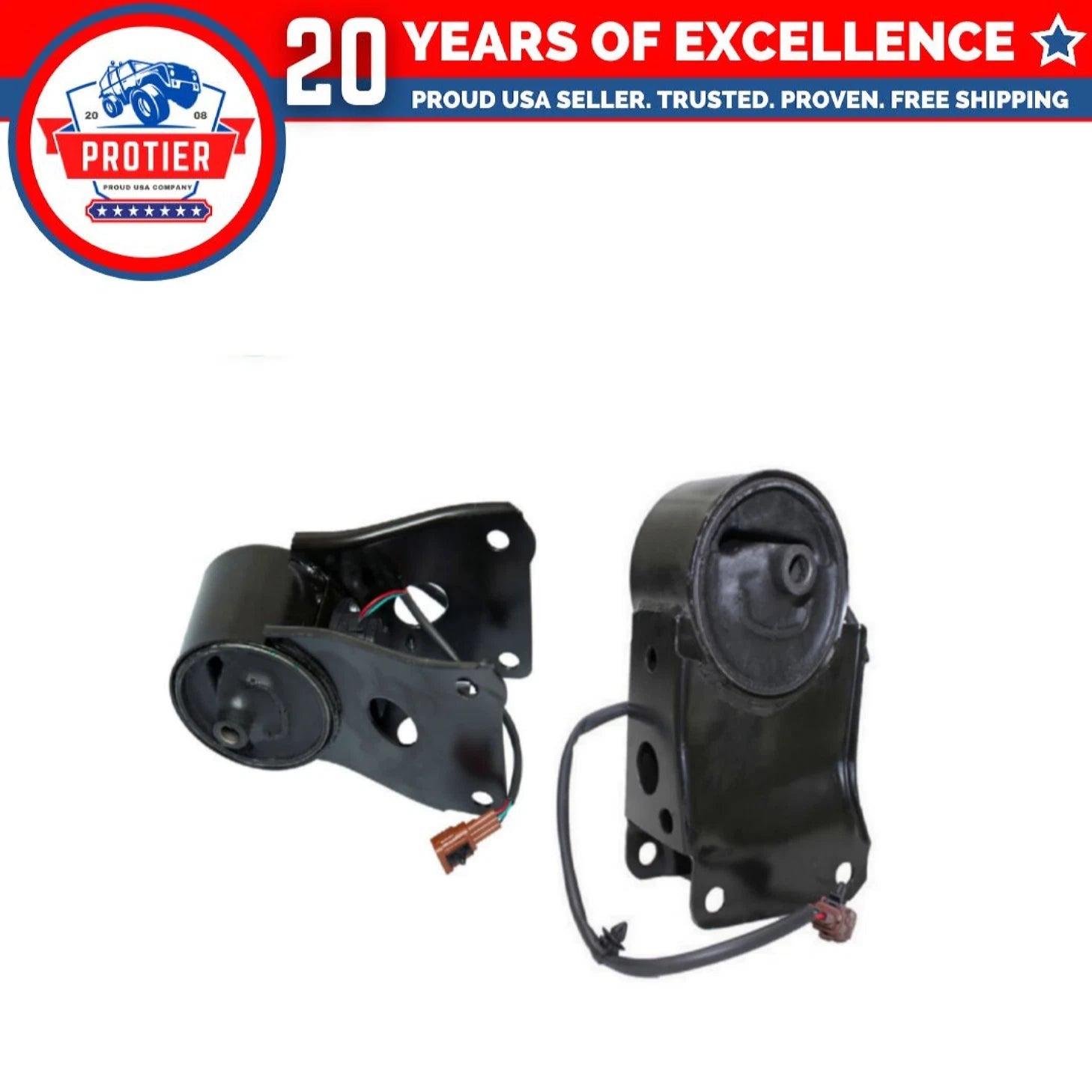 Motor Mount Set 2PCS Compatible for 96-04 Nissan Maxima/ Infiniti I30 I35 6B93BC-57