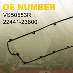 Valve Cover Gasket&Spark Plug Seals for 03-12 Hyundai Elantra 2.0L L4 1975cc EOA 6B93BC-57