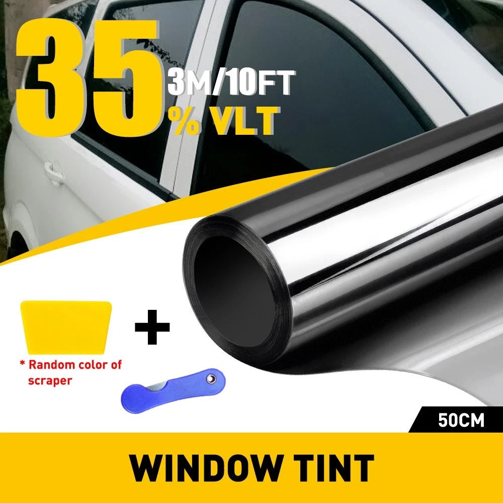 10ft Uncut Roll Window Tint Film 35% VLT 20" x 10'ft Feet Car Home Office Glass 6B93BC-57