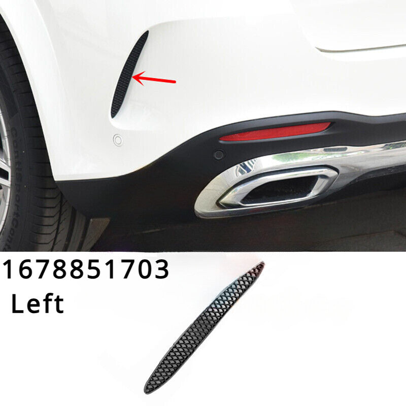 1Pc Left Side Rear Bumper Grille Cover Trim For Mercedes W167 GLE/AMG 2020-2022,