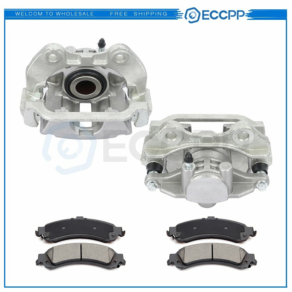 Rear Brake Calipers Brake Pads Set 6Pcs For 2001-2003 Chevrolet Silverado 1500 6B93BC-57