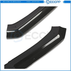 For 2015-2020 Subaru WRX STI Sedan Front Bumper Lip Chin Spoiler Carbon Look 6B93BC-57