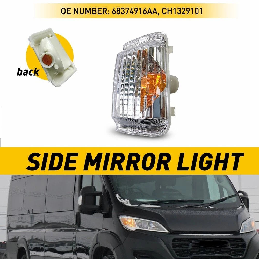 Passenger Side Mirror Turn Indicator Signal Light For Promaster 2500 1500 3500 6B93BC-57
