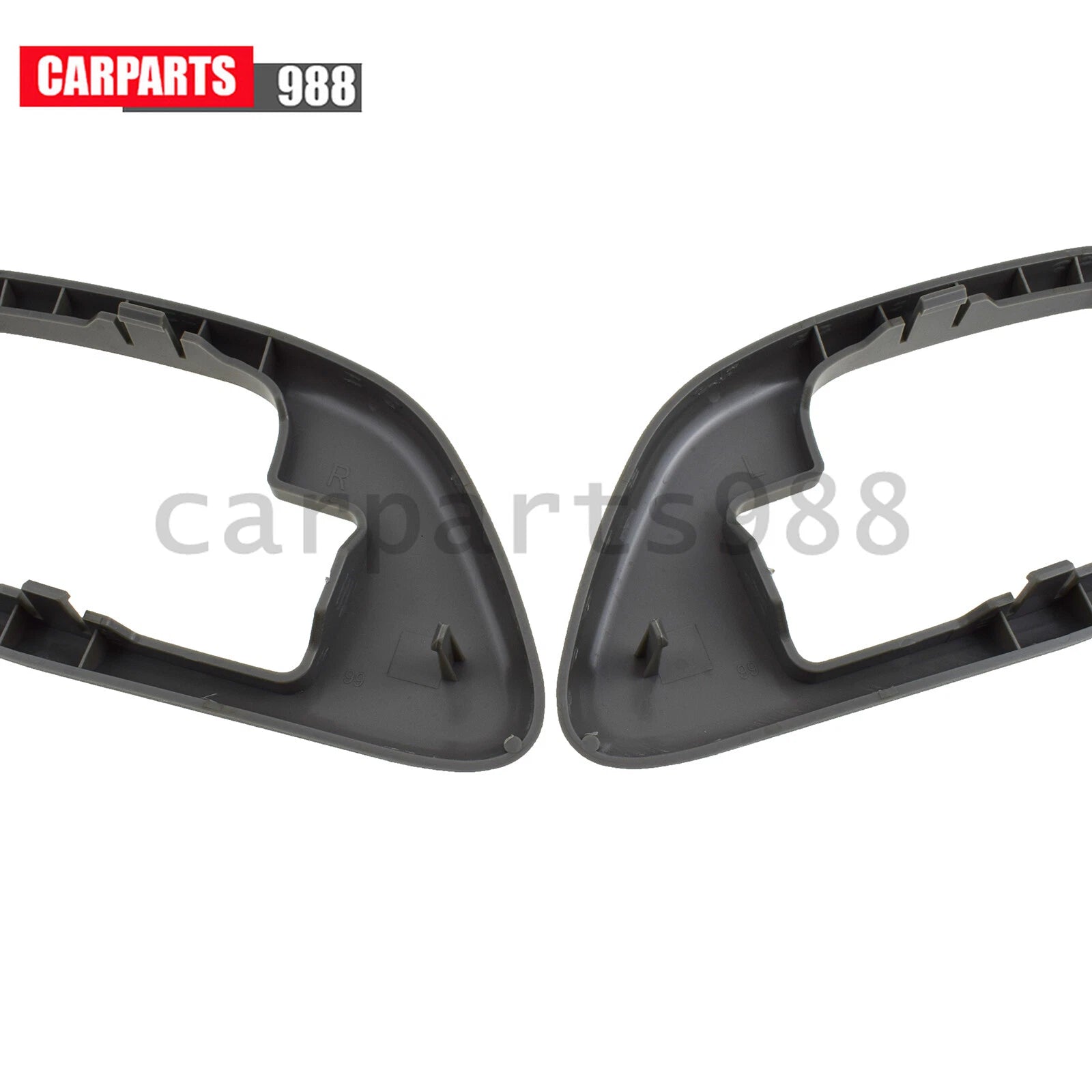 2Pcs Left &Right Interior Door Handle Bezel Gray For Chevy GMC C1500 C2500 K1500 6B93BC-57