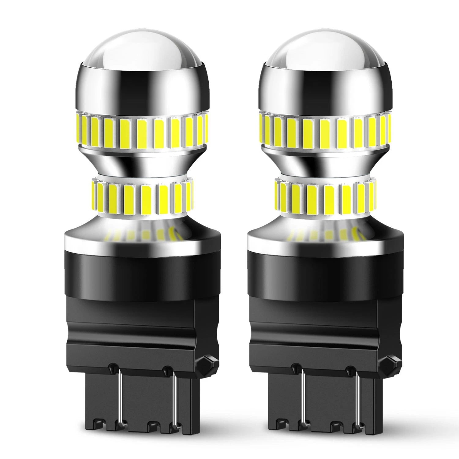 2 X 3157 3156 Super White 54SMD LED Reverse Tail Brake Signal Light Bulbs 6000K 6B93BC-57