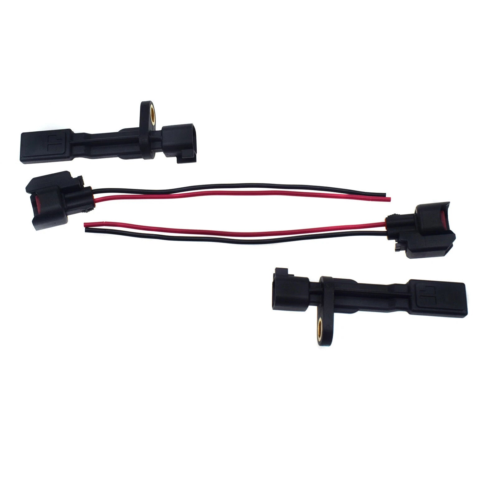 2 Rear ABS Sensor + Connector for Jeep Liberty Wrangler Dodge Nitro 52125003AB 6B93BC-57