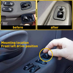 Power Mirror Switch DS1750 for 1999-03 Ford F150 Truck Driver Side Mirror Switch 6B93BC-57