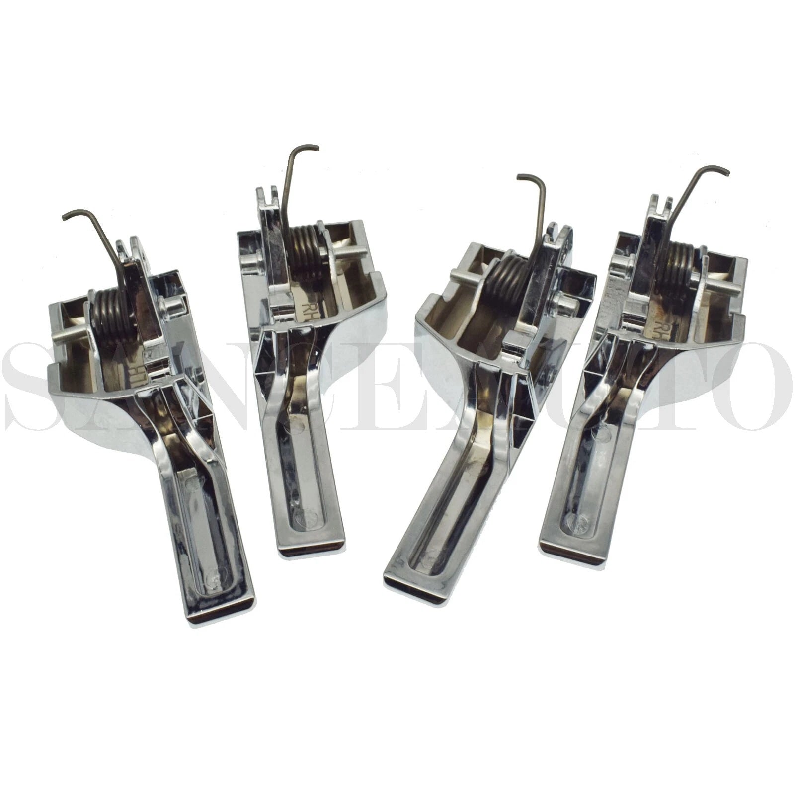 4PCS Chrome LH RH Inside Door Handle For 07-14 Ford Expedition Lincoln Navigator 6B93BC-57