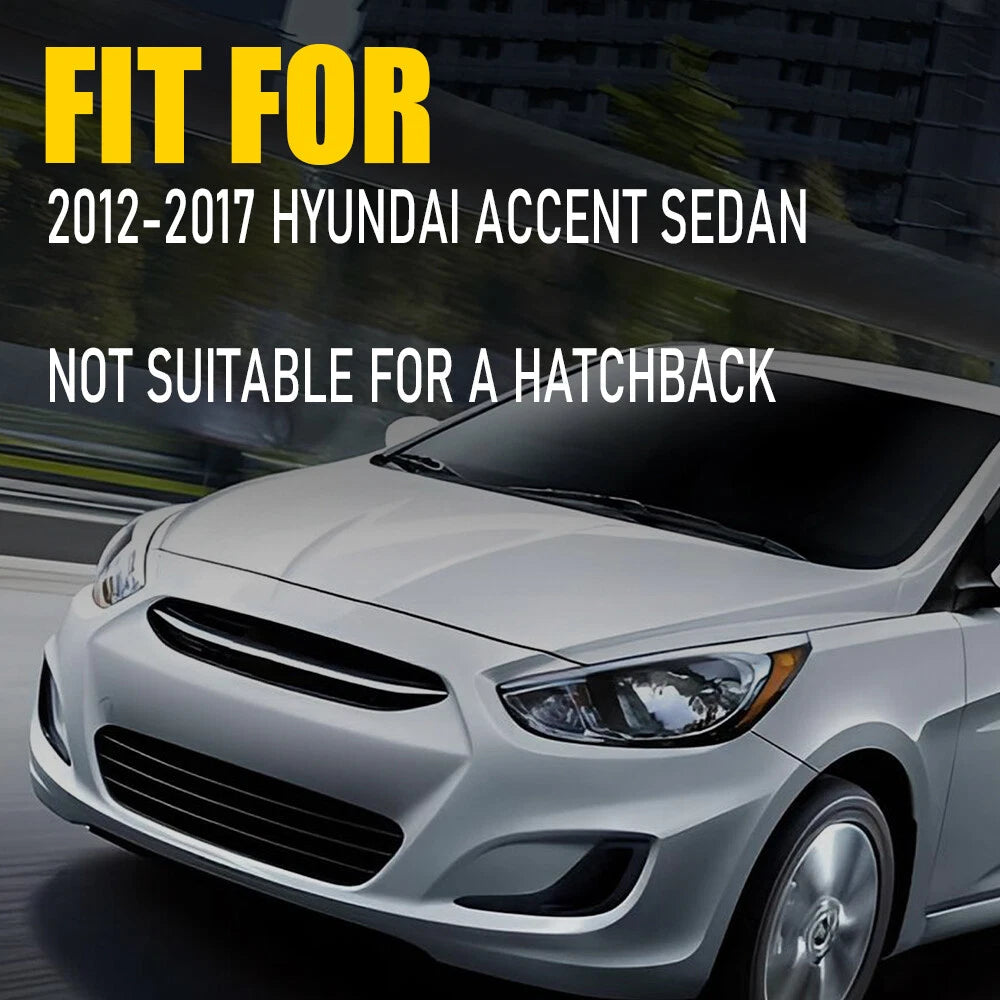 2X For 2012-17 Hyundai Accent Sedan Rear Bumper Side Marker Light Reflector Lamp 6B93BC-57