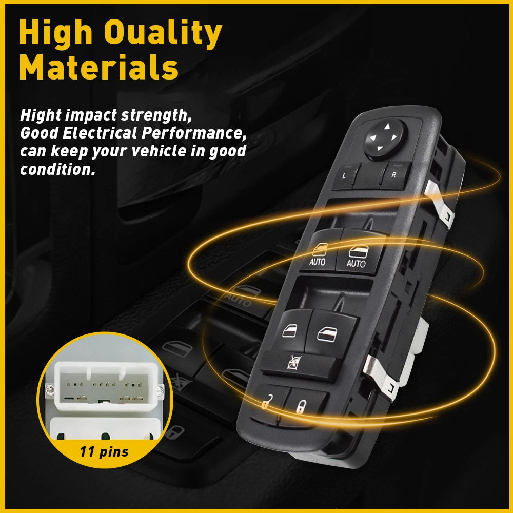 For 2011-2013 Jeep Grand Cherokee Front Left Master Power Window Door Switch EOA 6B93BC-57