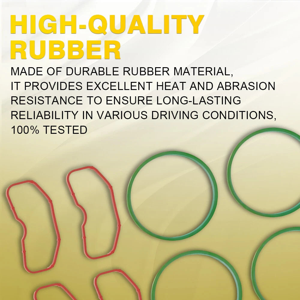 6*Upper 6*Lower Intake Manifold Gaskets For Audi 3.0T Q5 Q7 A8 A7 A6 S4 S5 SQ5 A 6B93BC-57