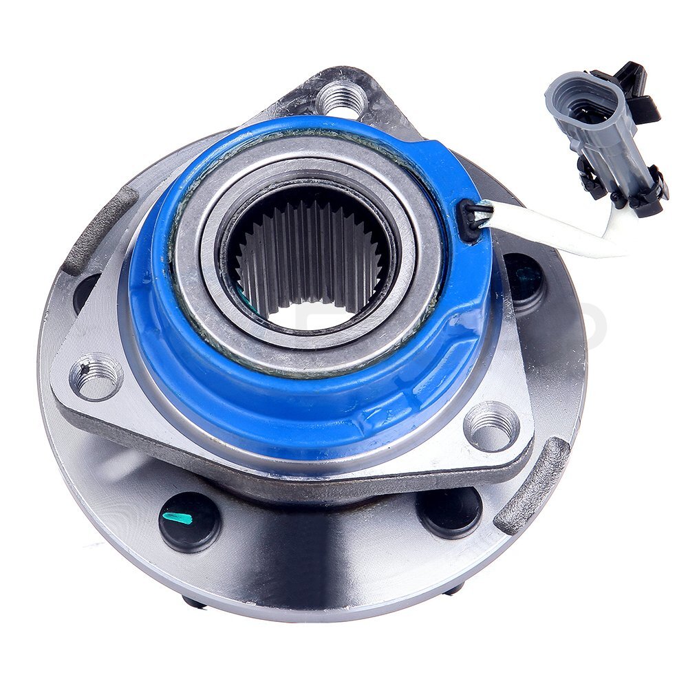 4pc Front Wheel Hub Bearing Assembly ABS Outer Tie Rod For Buick Cadillac FWD 6B93BC-57