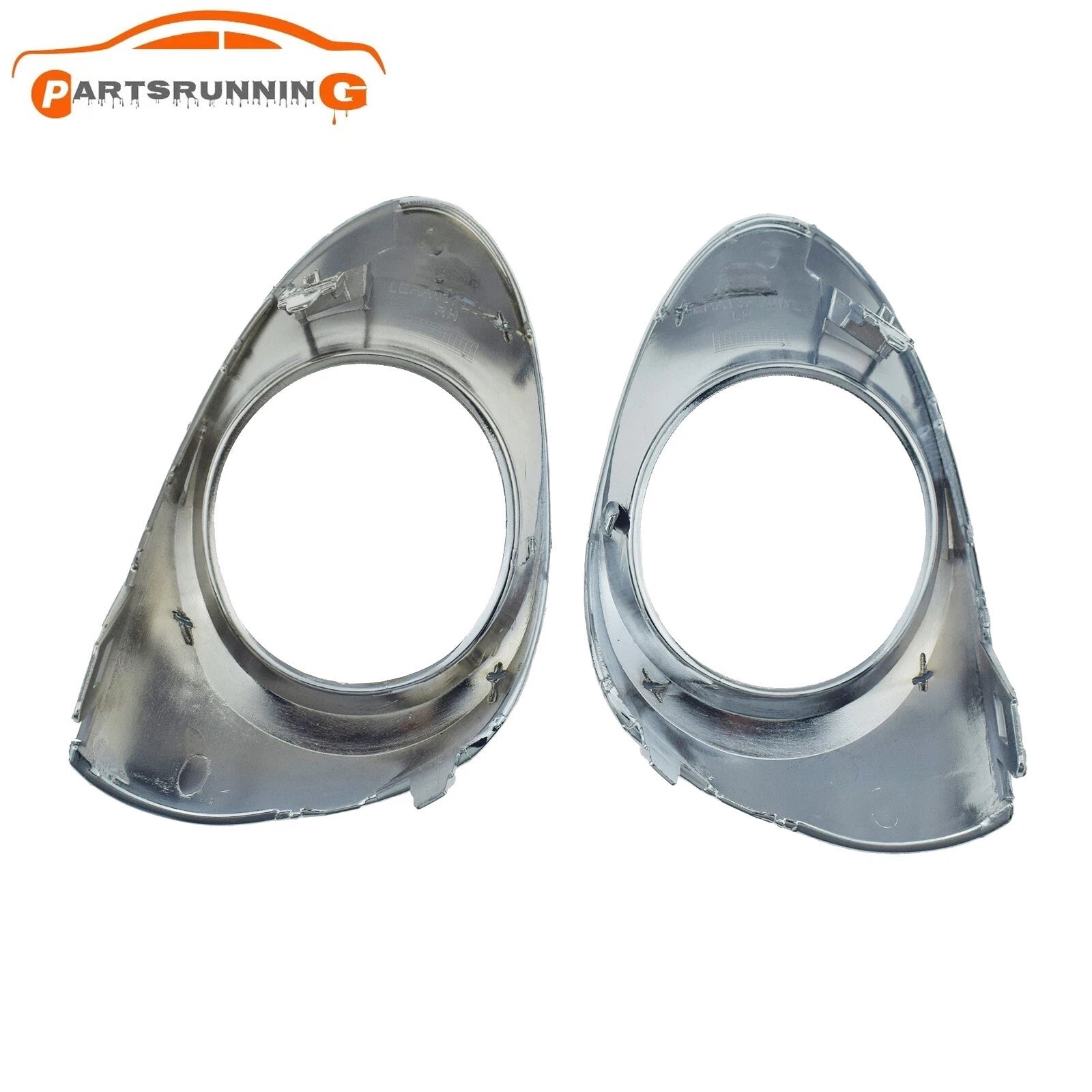 Bumper Fog Light Bezel Lamp Trim Left Right Kit For 2013-2015 Lexus RX350 RX450h 6B93BC-57