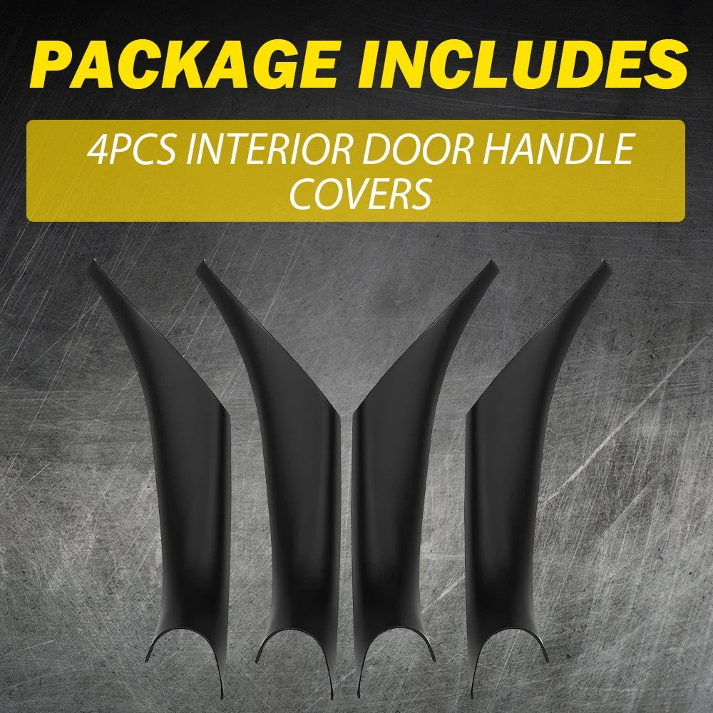 4X For BMW X3 G01 X4 G02 2018-24 Left Right Inner Door Handle Pull Trim Covers A 6B93BC-57
