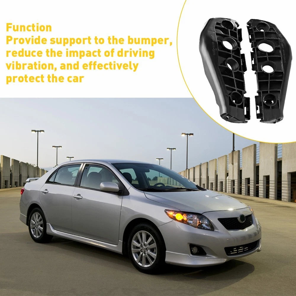 For 2009-2010 Toyota Corolla 2PCS Left Right Side Bumper Support Bracket EOA 6B93BC-57