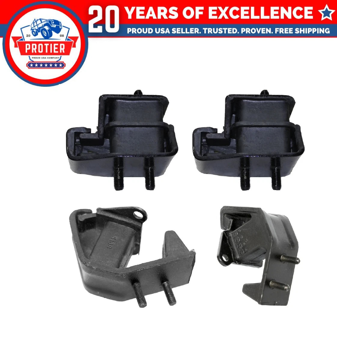 Motor & Trans Mount 4PCS Set for 1993-1997 Subaru Impreza 1.8L AWD for Auto 6B93BC-57