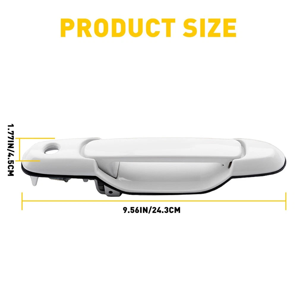 Front Right Passenger Exterior Door Handle White For 1998-2003 Toyota Sienna EOA 6B93BC-57