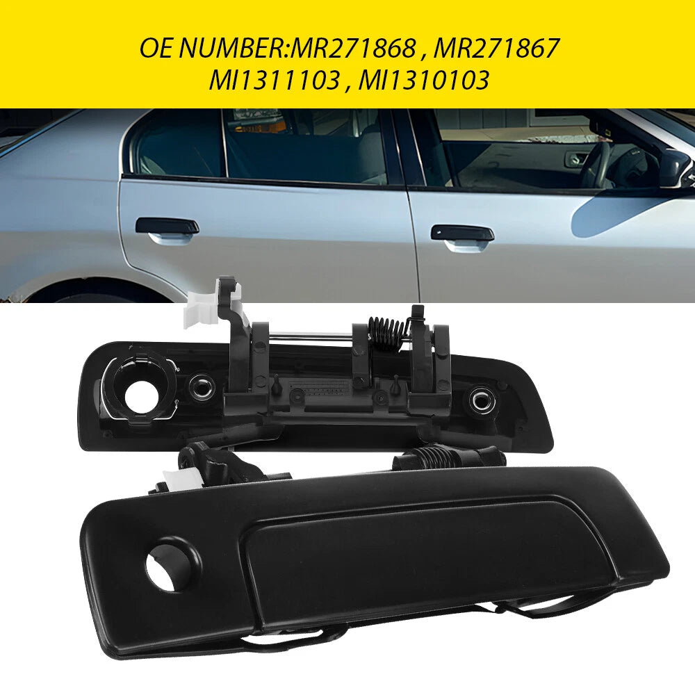 2X For 97-02 Sebring Eclipse Mirage Galant Stratus Outside Front Door Handle EOA 6B93BC-57
