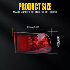 Red Rear Bumper Reflector Light Left Driver For Toyota 4Runner 2003 04 2005 LH A 6B93BC-57