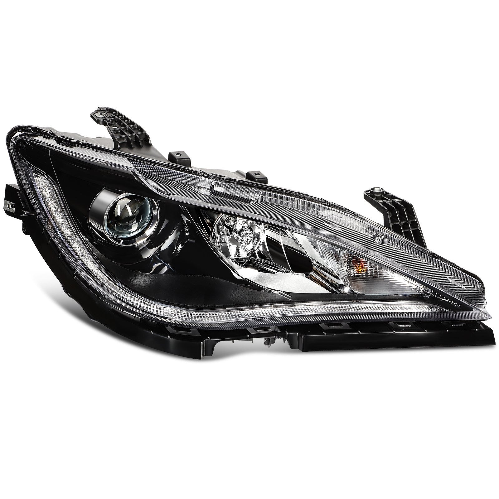 Right Side Headlight For 2017-2020 Chrysler Pacifica Voyager 3.6L Black KOEEP