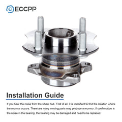 1Pc Wheel Hub Bearing Assembly Rear Fits Toyota Echo 2000 2001 2002-2005 NON-ABS 6B93BC-57