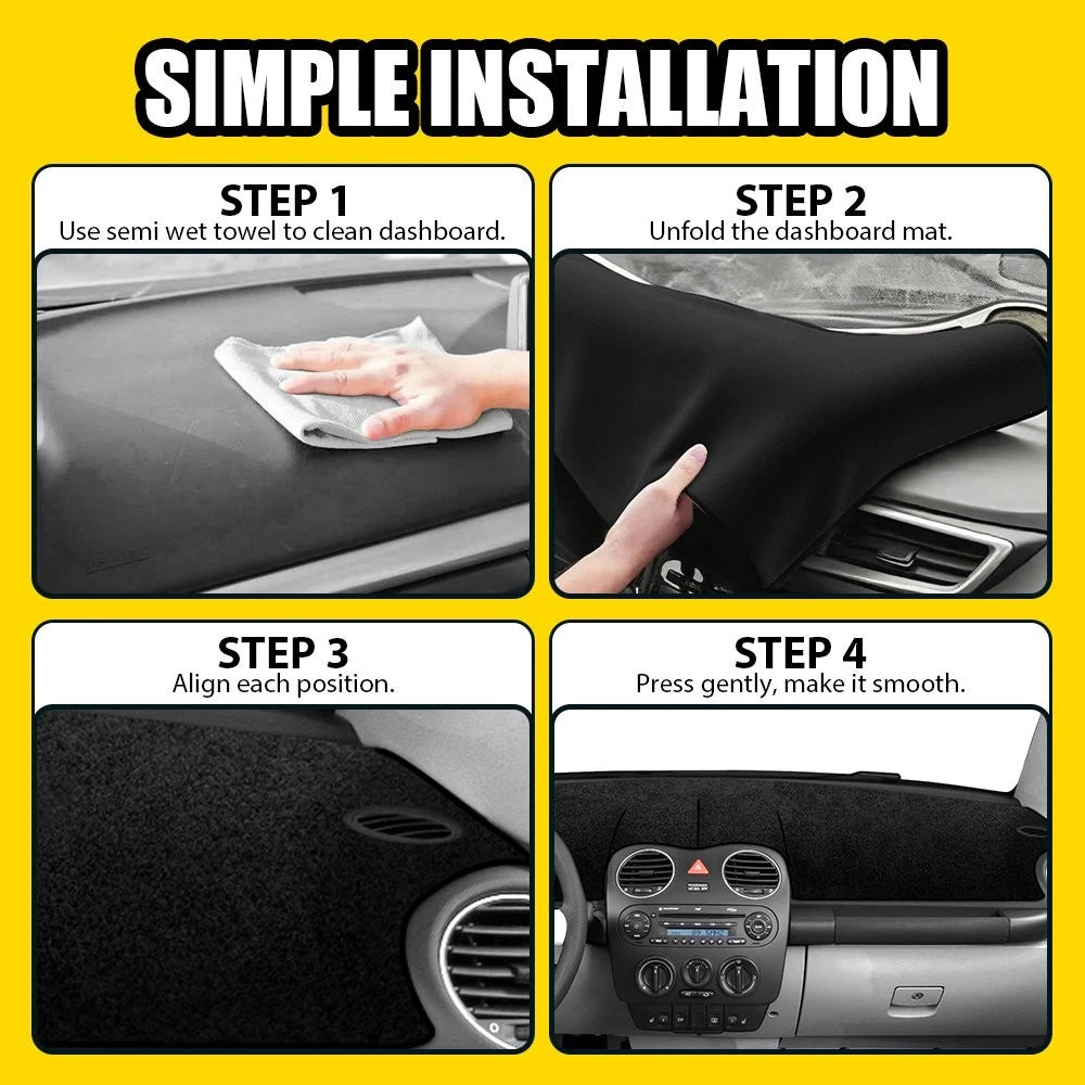 For Volkswagen Beetle 1998-2010 DashMat Dash Cover Dashboard Mat Sun Shade Pad A 6B93BC-57