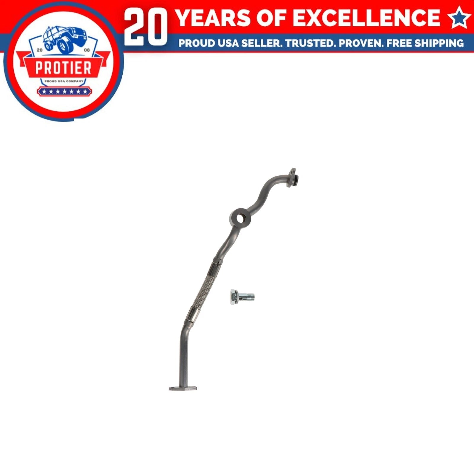 Turbocharger Oil Supply Line Fits Fiat Dodge 500 500L Dart 13-18 L4 1.4L 1368cc 6B93BC-57
