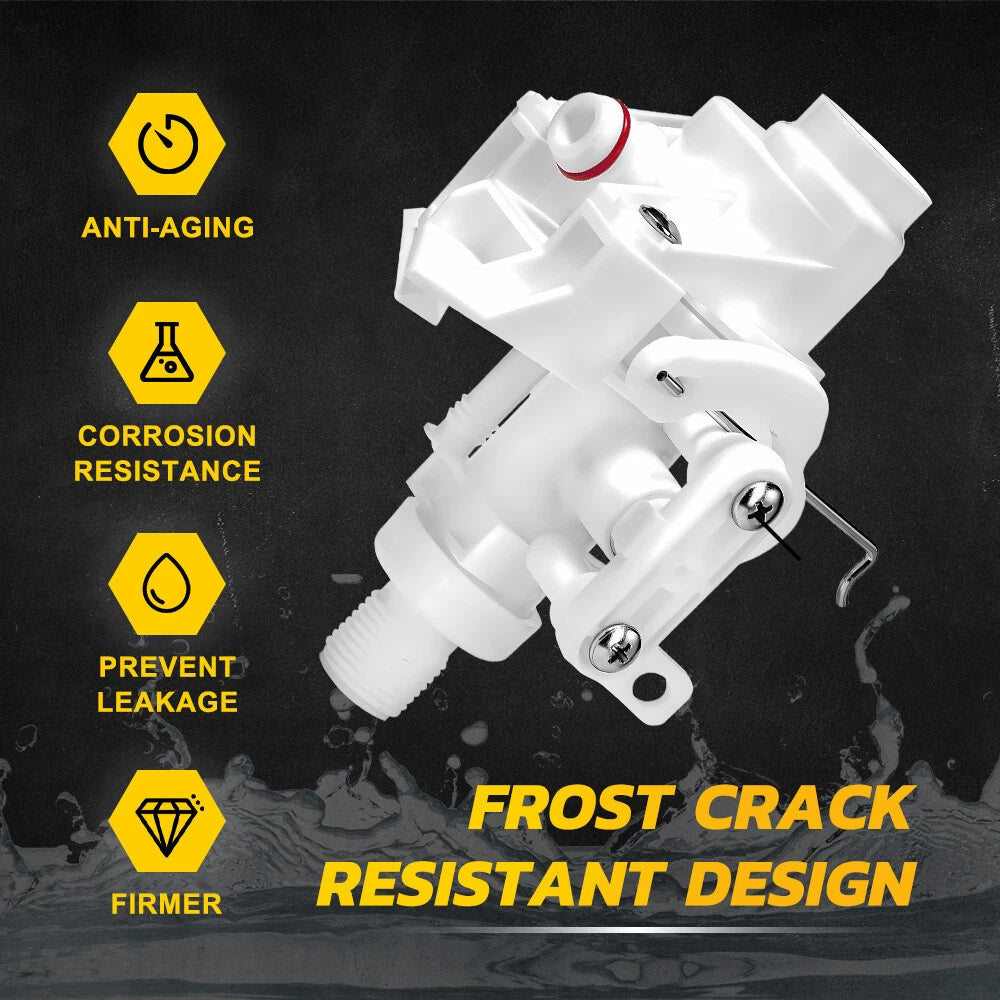 Upgraded Thetford Aqua Magic Toilet V Water Valve Replacement For RV Part# 31705 6B93BC-57