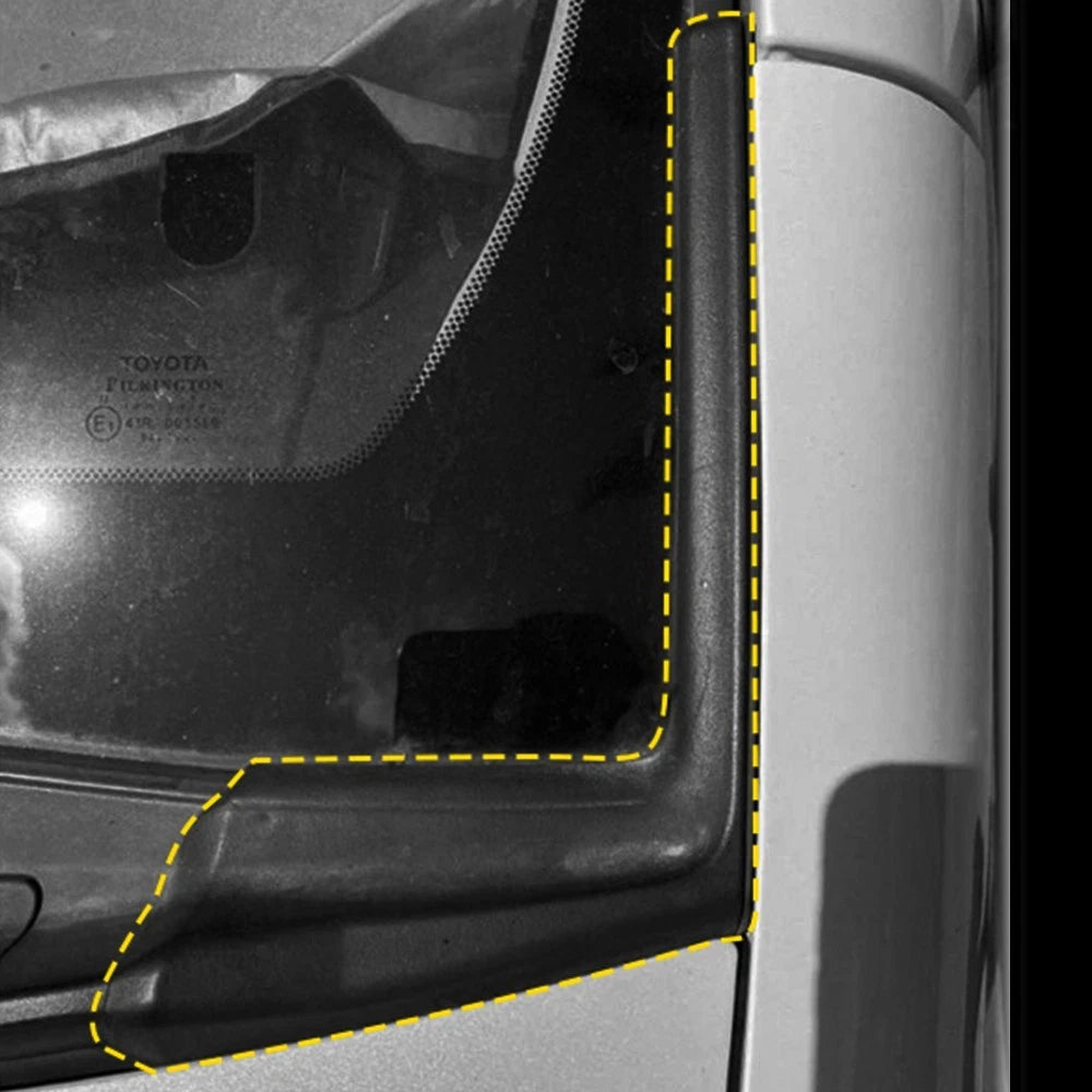For Yaris Toyota 2012-2015 Front Windshield Wiper Side Cowl Extension Cover Trim 6B93BC-57
