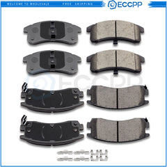 Front And Rear Ceramic Brake Pads Fits Riviera DeVille Eldorado Seville Aurora 6B93BC-57
