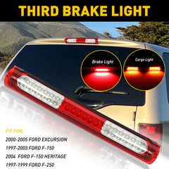 FITS FOR 1997-2003 FORD F-150 PICKUP TRUCK REAR THIRD 3RD BRAKE LIGHT TAIL LAMP 6B93BC-57