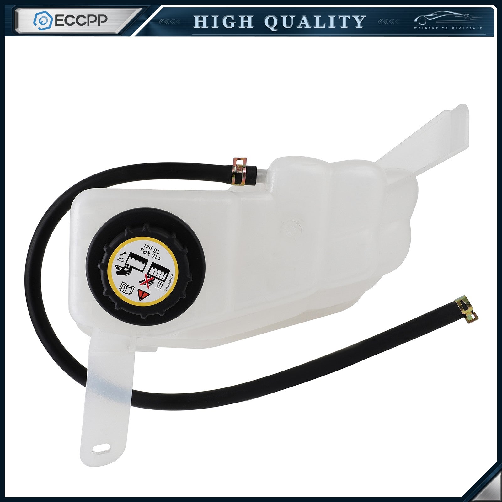 Radiator Coolant Tank For Ford Fusion Mercury Milan 3.0L 2.5L 2010-2011 6B93BC-57