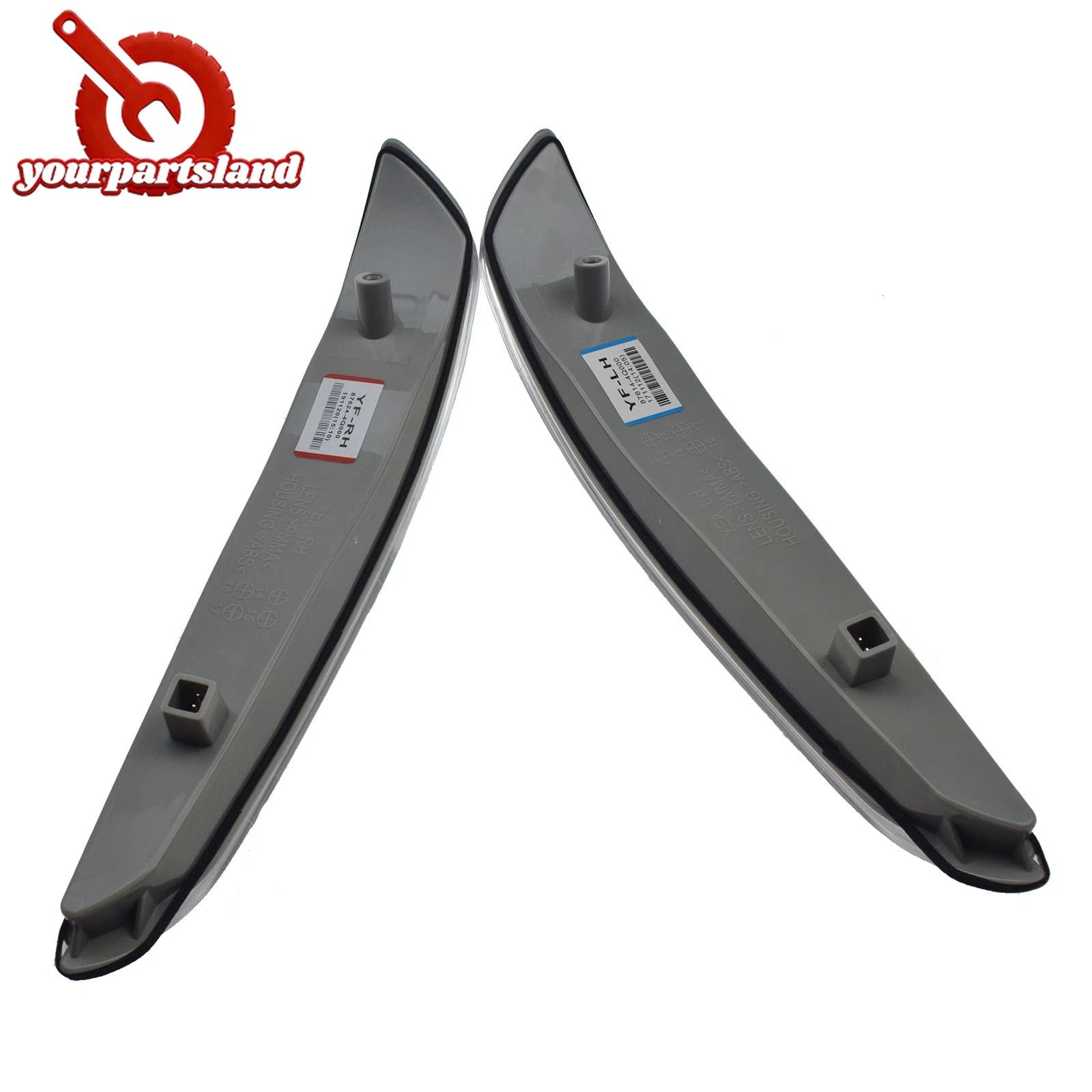 Pair Left Right Turn Signal Mirror Light For Hyundai Sonata 2010-2015 876144Q000 6B93BC-57