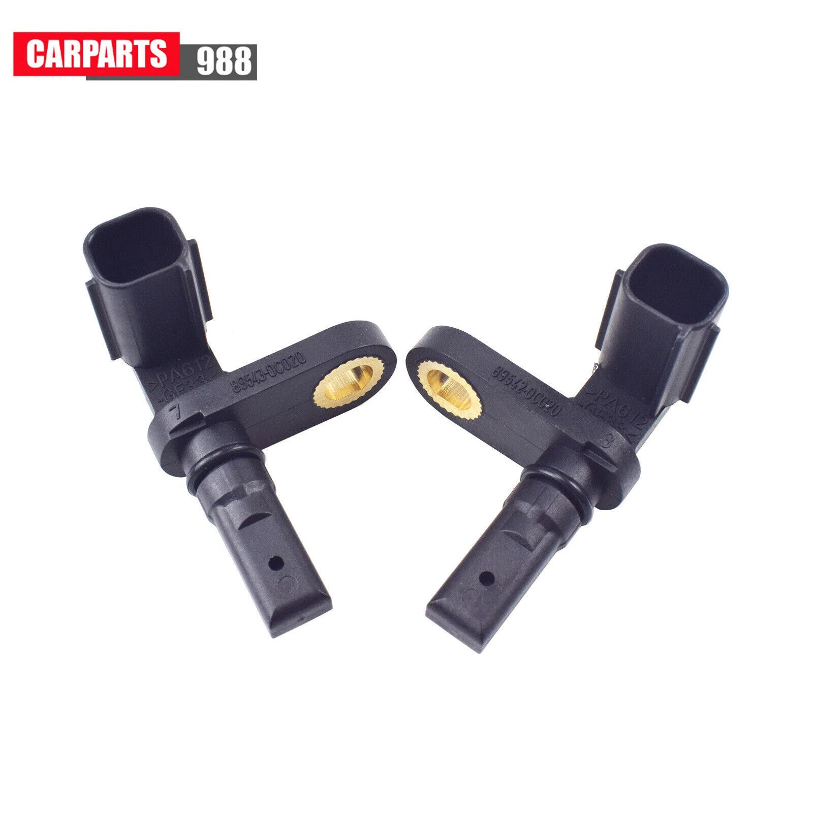 Pair Left Right ABS Wheel Speed Sensor For Toyota Tundra 89542-0C020 89543-0C020 6B93BC-57