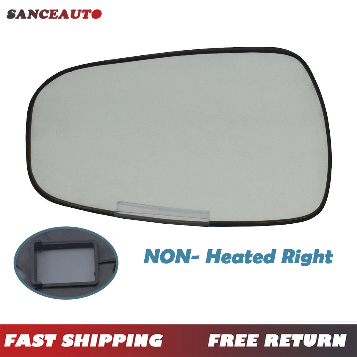 Right No Heated Mirror Glass for Hyundai Elantra 2011-2013 For Accent 2012-2017