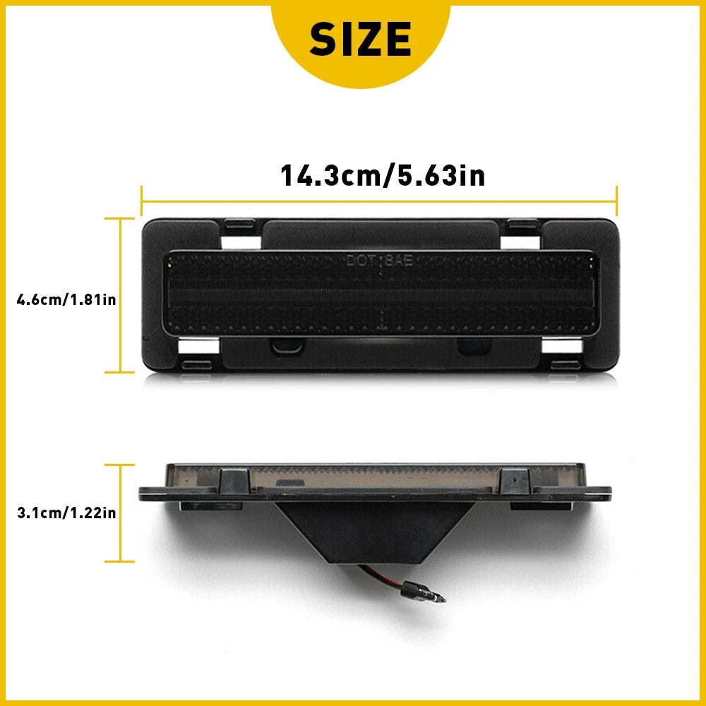 For Chevy Camaro LED Side Marker Light Assembly 1982-1992 Pair LH and RH Side US 6B93BC-57