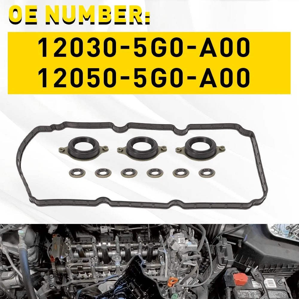 Valve Cover Gasket Set For Honda 2013-2017 Accord/2013-2015 Crosstour 3.5L V6 EA 6B93BC-57