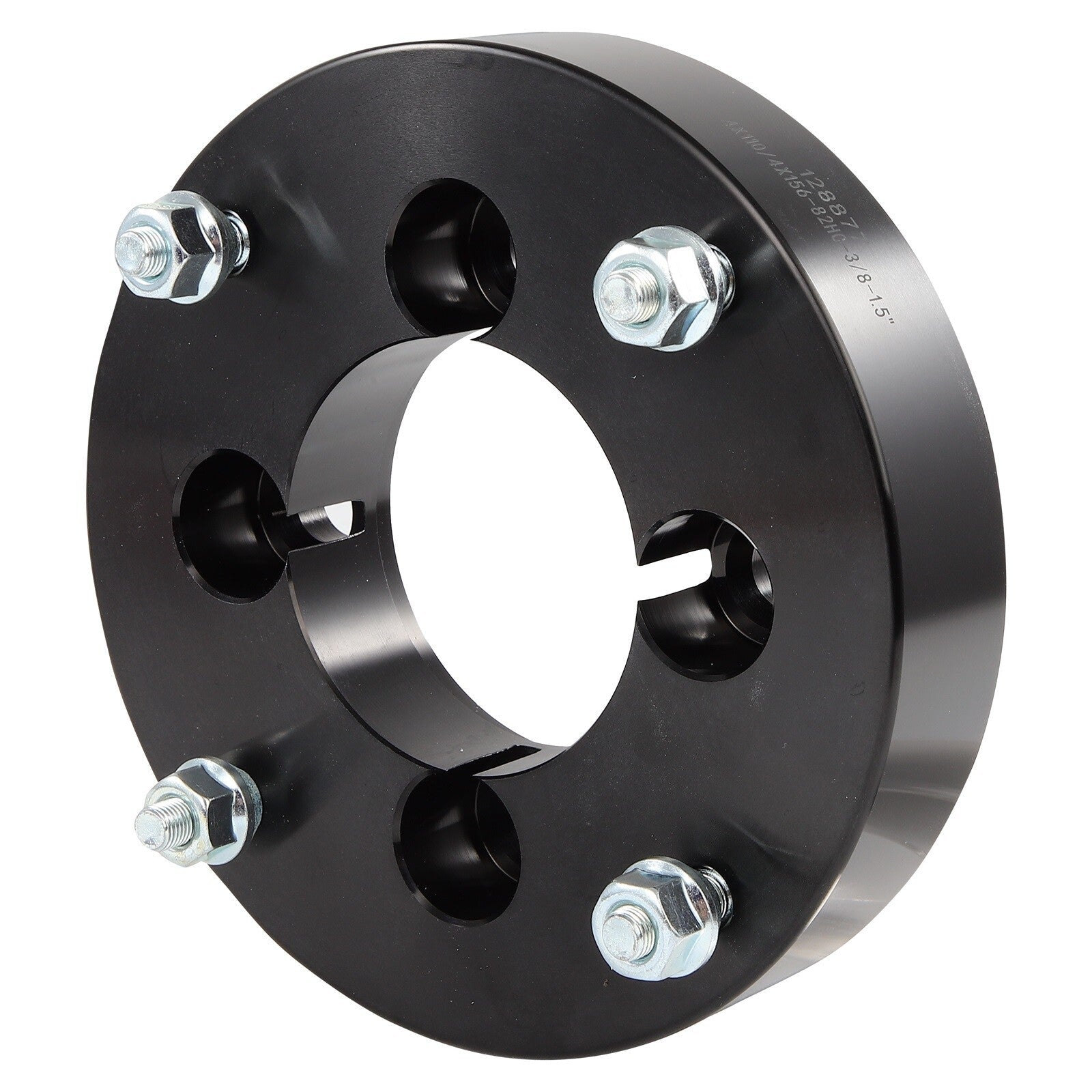 4P 1.5" 4/110 to 4/156 Wheel Adapters 3/8"x24 For Honda Yamaha to Polaris Wheels KOEEP