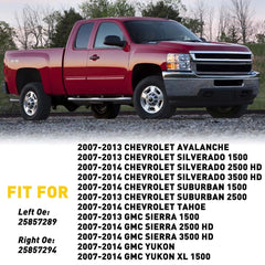 2x For 07-14 Chevy Silverado GMC Sierra 1500 2500HD 3500HD Door Upper Trim Panel 6B93BC-57