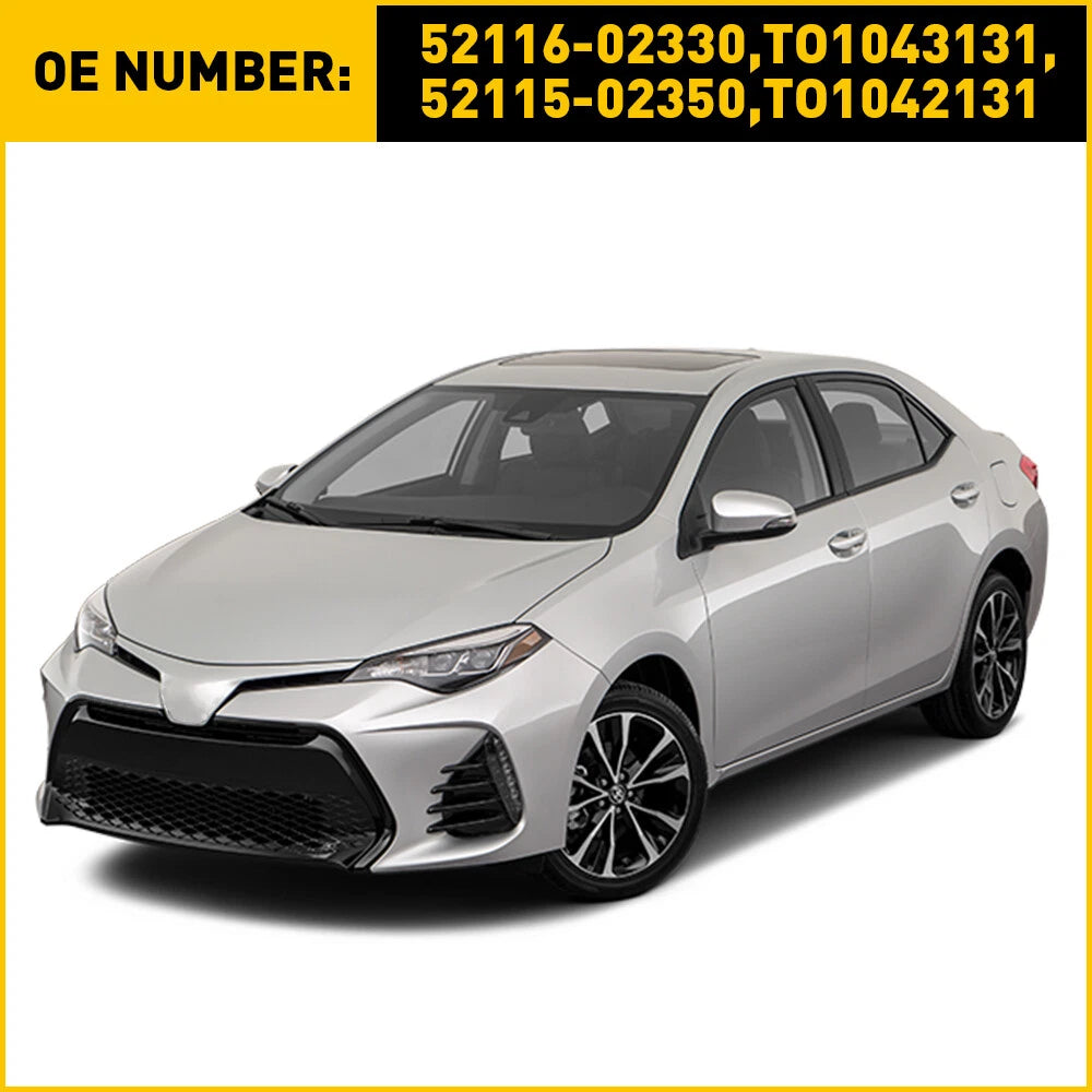 2X Front Bumper Bracket Left+Right Side For 2017 2018 2019 Toyota Corolla EOA 6B93BC-57