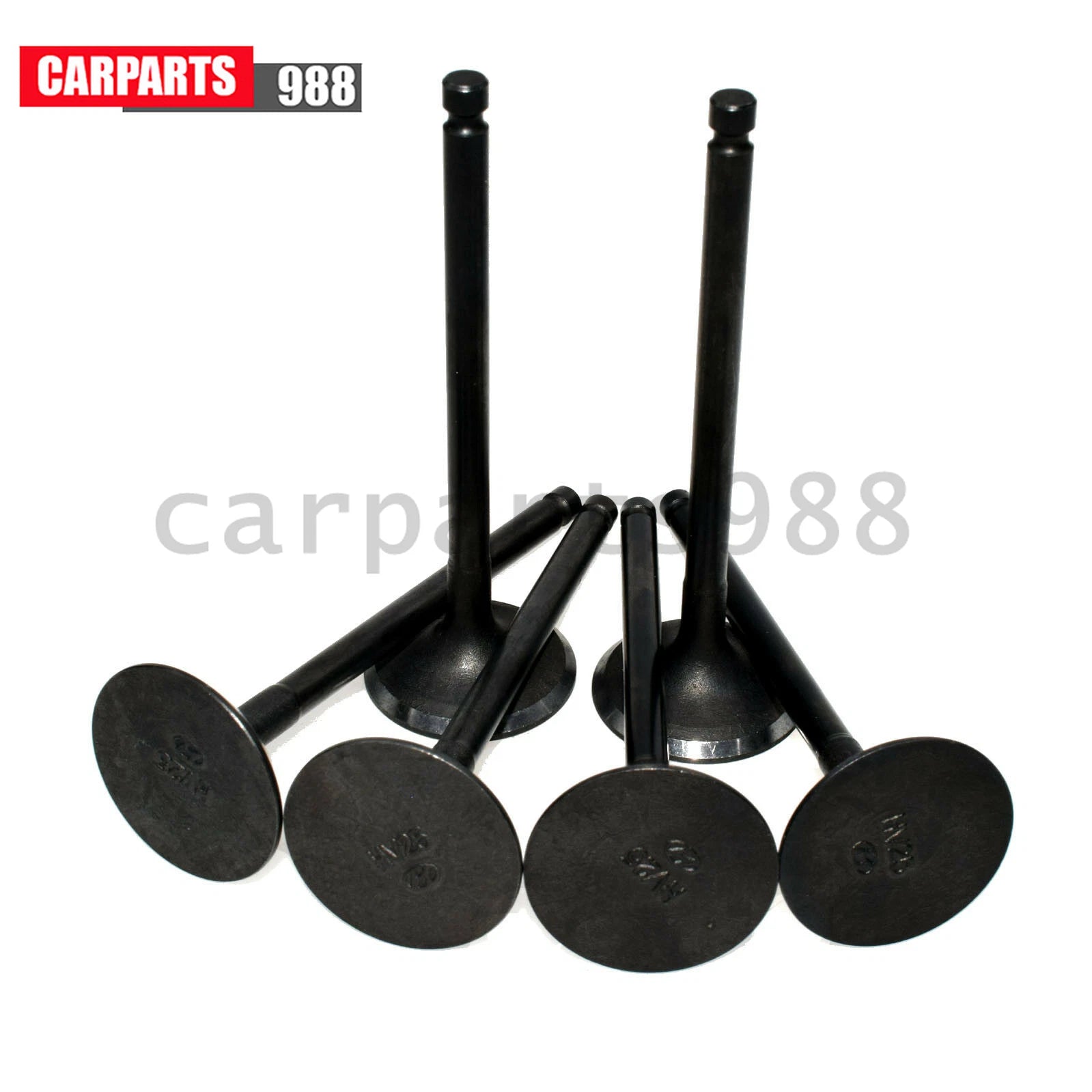 6Pcs Intake Valves For Hyundai Santa Fe Sonata Tiburon 2.5 2.7L 22211-37201 6B93BC-57