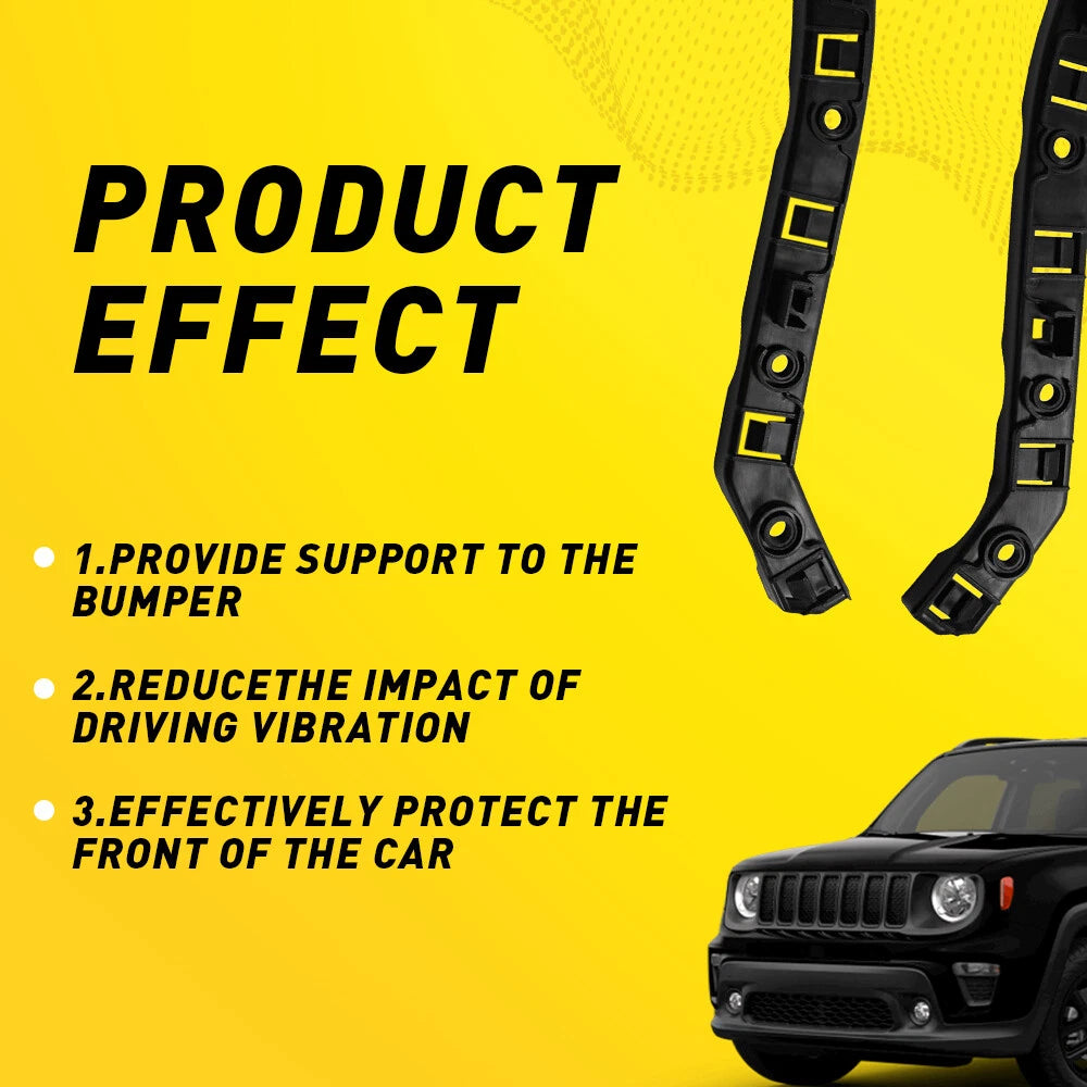 For 2015-2023 Jeep Renegade Front Bumper Support Bracket Side Retainer L&R Side 6B93BC-57
