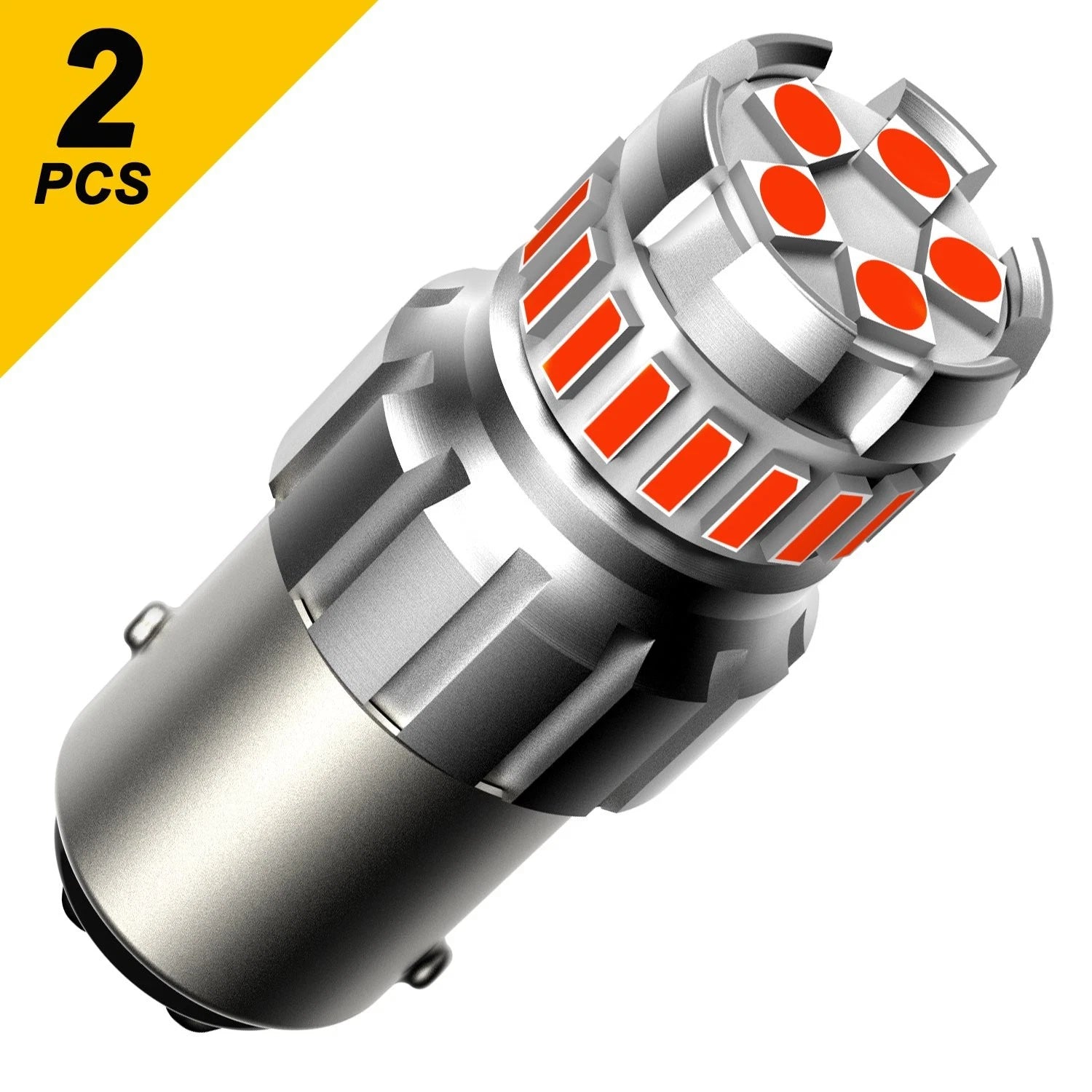 2X 1157 2057 2357 7528 BAY15D LED Bulbs Red Tail Stop Brake Turn Signal Light EA 6B93BC-57