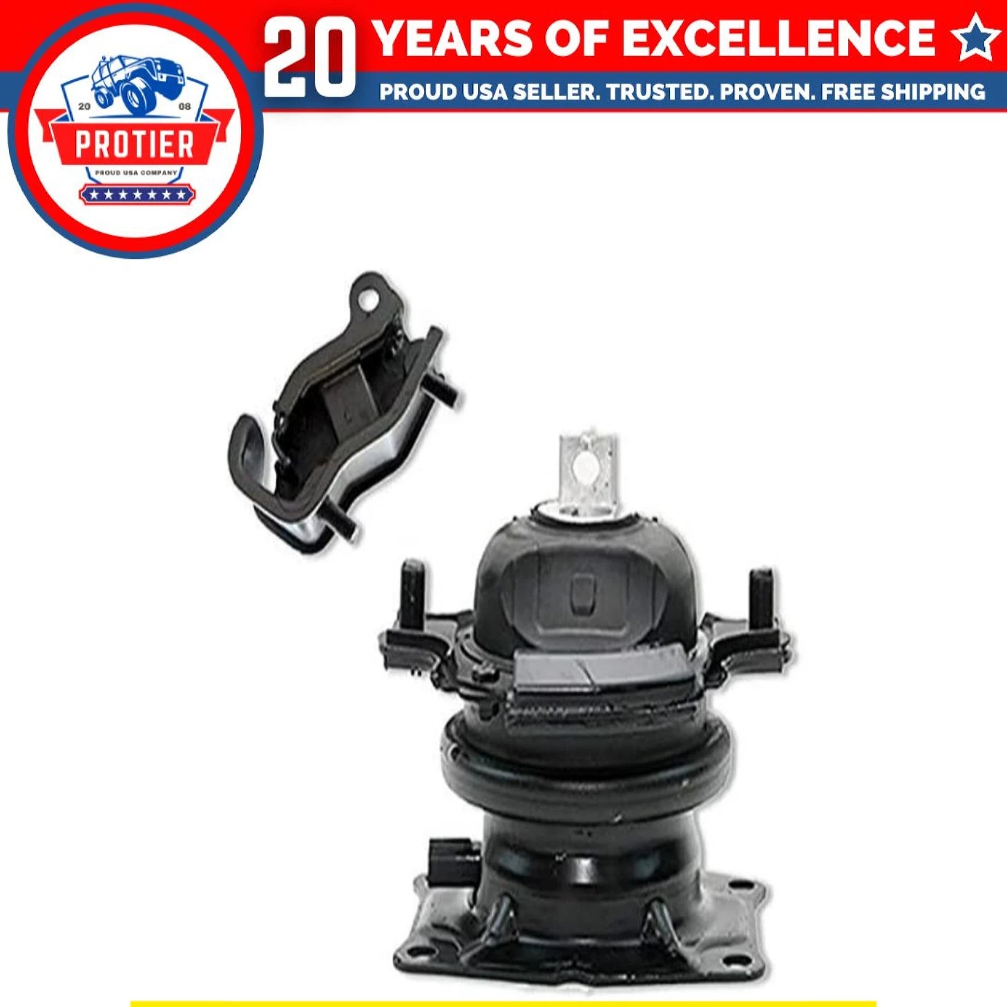 Fits 2005-2006 Honda Odyssey 3.5L i-VTEC AUTO Front Motor & FRT Trans Mount : 6B93BC-57