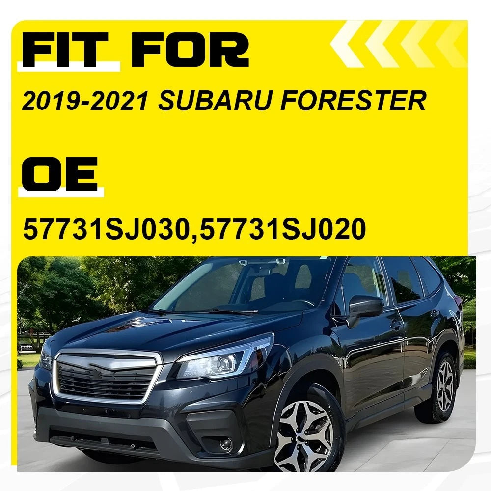 Pair Fog Light Cover Bezel Trim Left Right Side For 2019-2021 Subaru Forester EA 6B93BC-57