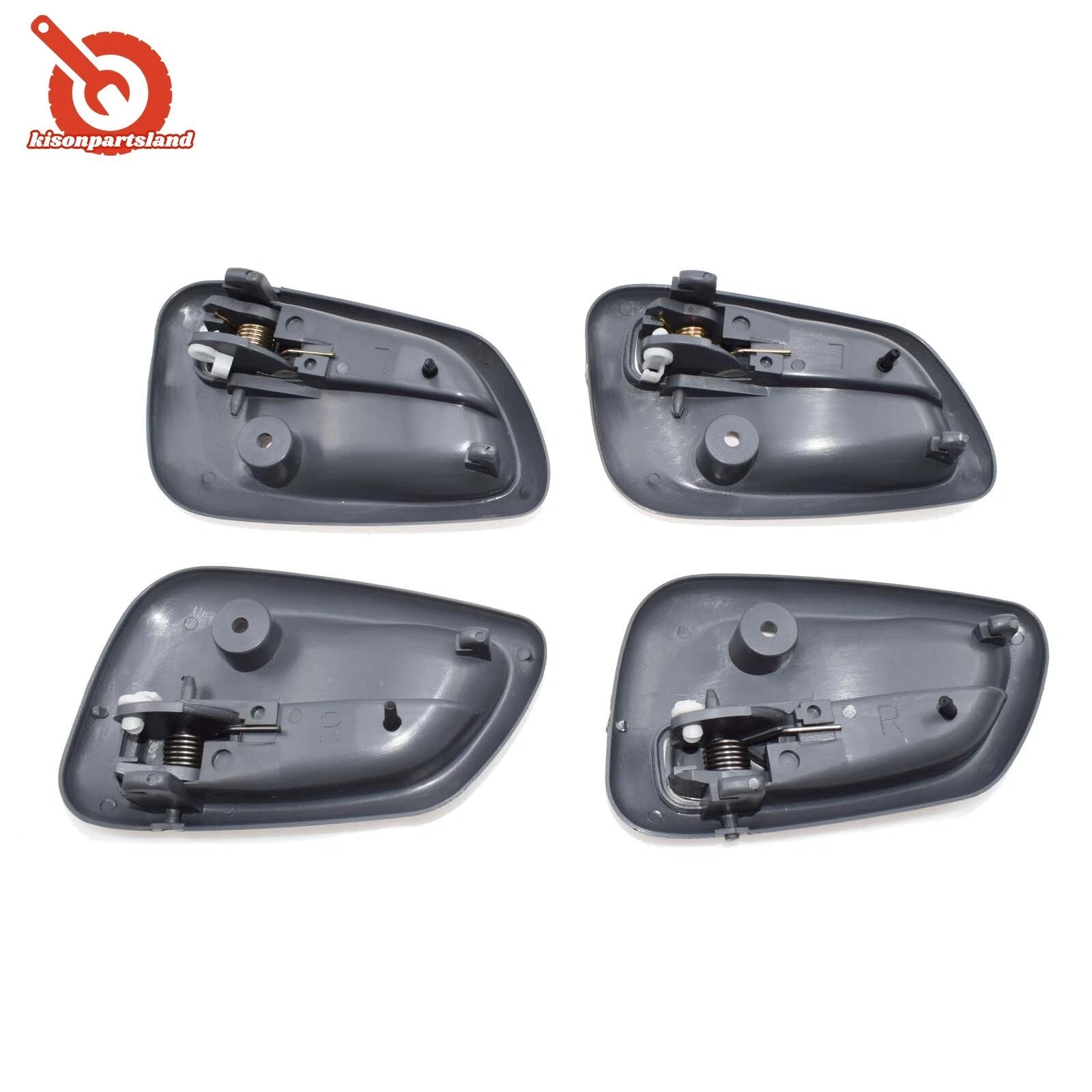 4PCS Grey For 99-04 Chevy Tracker Door Handles Interior Right & Left Side Inside 6B93BC-57