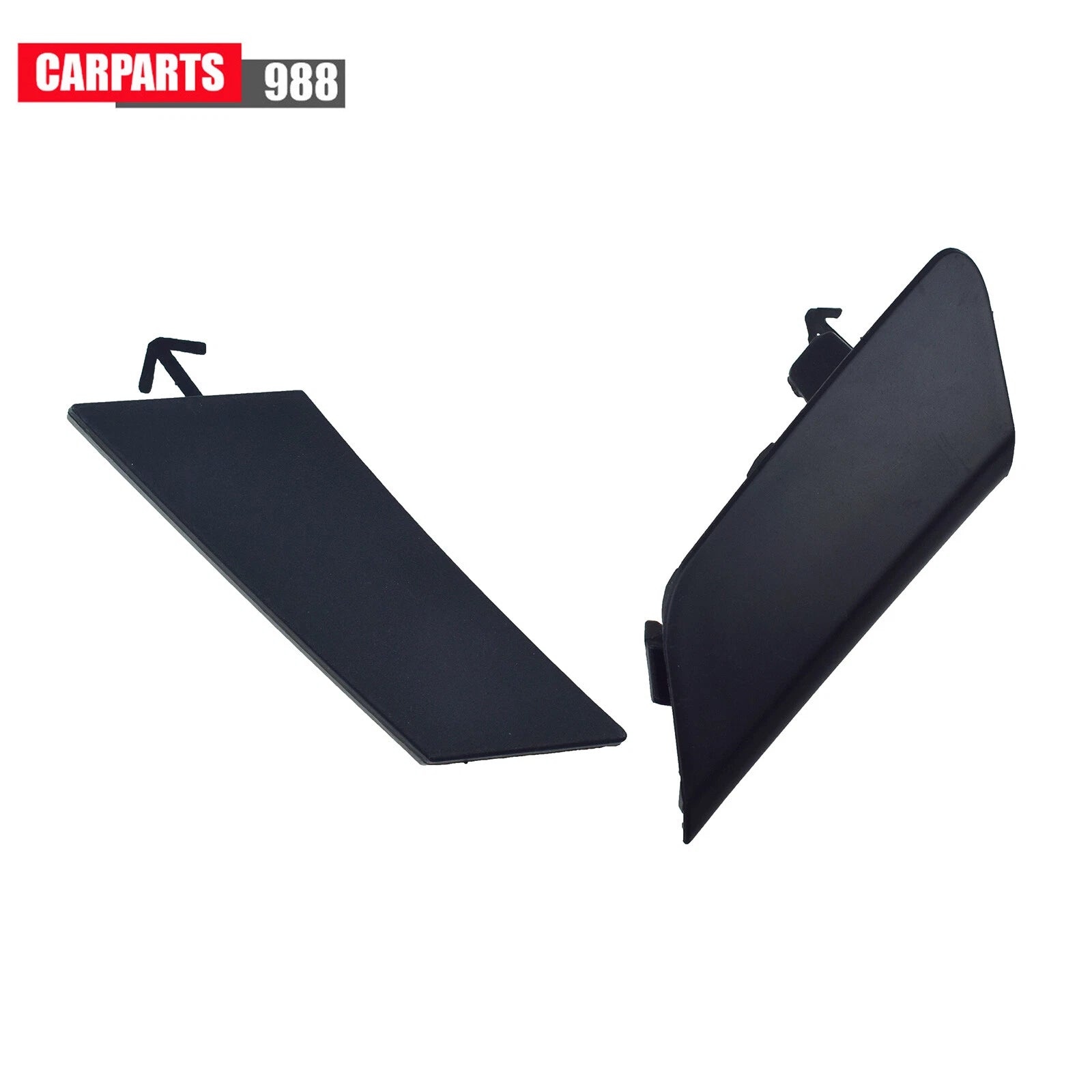 For 2020 2021 Toyota Corolla Black Front Bumper Tow Eye Hook Cover Cap Trim 2Pcs 6B93BC-57