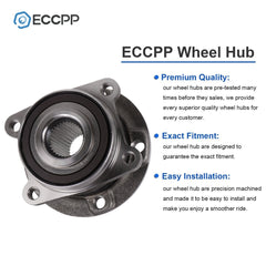 2P Wheel Hub Bearing Rear AWD For Jeep Cherokee 2014-2022 Chrysler 200 2015-2017 6B93BC-57